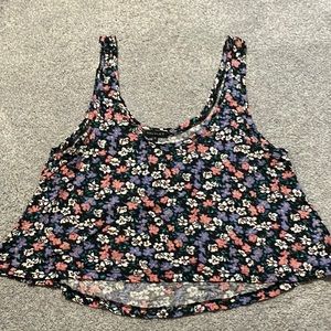 Floral crop top